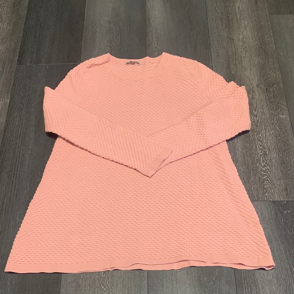 COS Blush Textured Knit Top